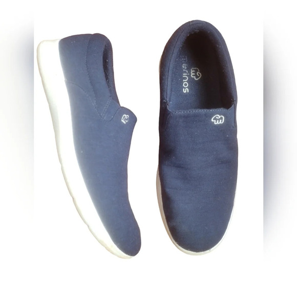 Merinos Men's Slip-Ons Navy/White Size 9 - Picture 13 of 16